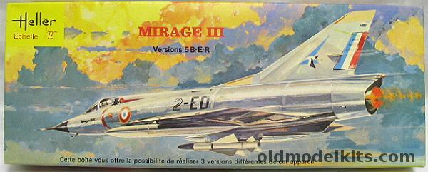 Heller 1/72 Mirage IIIE / Mirage IIIR / Mirage 5BA - France / Belgium / Spain, 253 plastic model kit